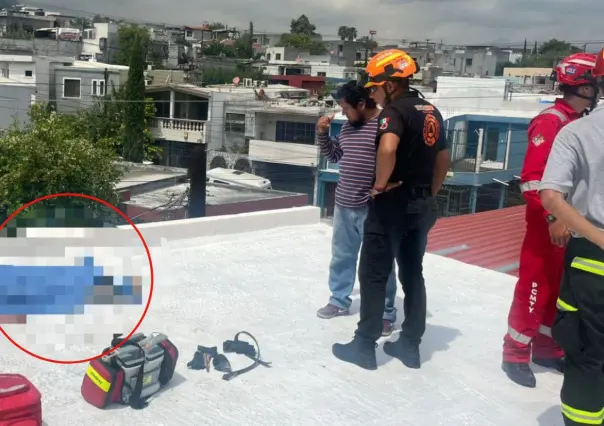 Muere hombre tras recibir descarga eléctrica en techo de iglesia en Monterrey
