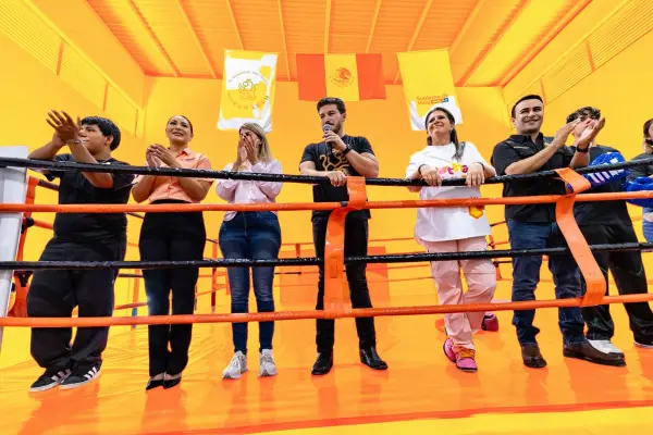 Samuel García inaugura Clínica de Rehabilitación y Centro Comunitario en Mina