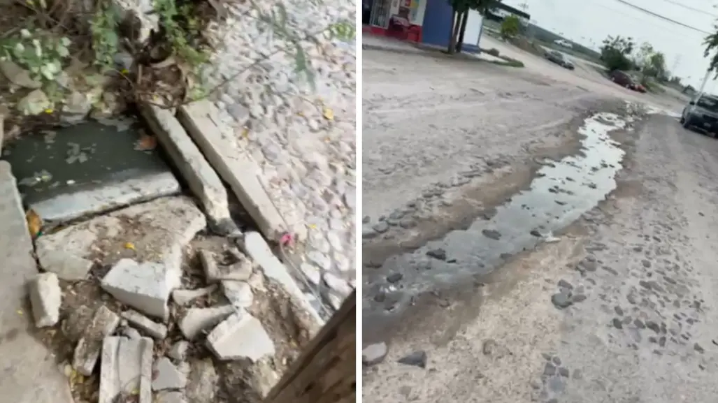 Vecinos de la colonia 8 de Octubre denuncian 4 años de derrame de aguas negras