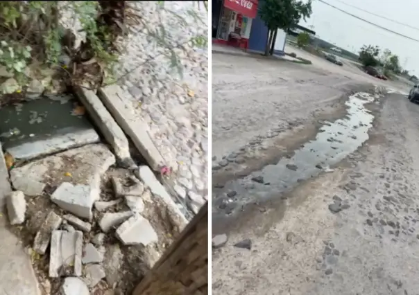 Vecinos de la colonia 8 de Octubre denuncian 4 años de derrame de aguas negras
