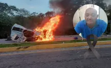 “Vuela alto, don Russel”: así despidieron al chofer del accidente en la Mérida–Campeche
