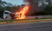 Accidente mortal en la Mérida-Campeche: taxi colectivo de Calkiní entre los involucrados