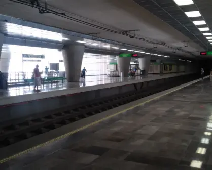 Protección Civil acude al reporte de mujer prensada en la estación Alameda del Metro