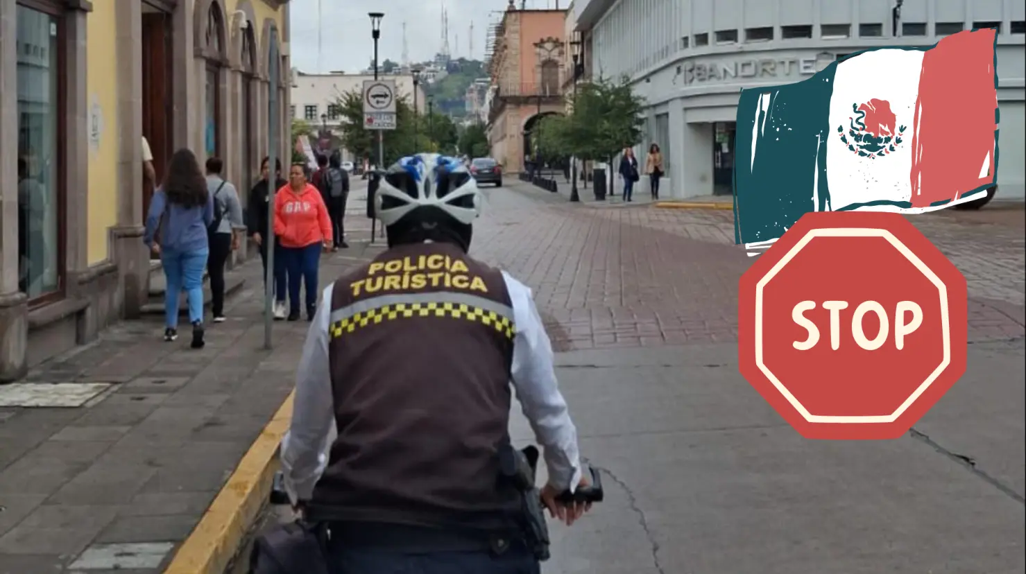 Se espera que por la mañana cierren las calles del Centro Histórico de Durango. Foto: Seguridad Pública Durango.