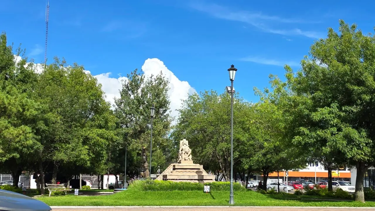 Foto: Gerardo Lares | Este es el jardín de Durango hecho en honor a uno de los gobernantes del México prehispánico más importantes