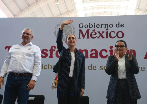 Claudia Sheinbaum destaca apoyo a pueblos purépechas durante informe en Michoacán