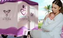 Instalan Cabina de Lactancia en Playa Miramar de Ciudad Madero