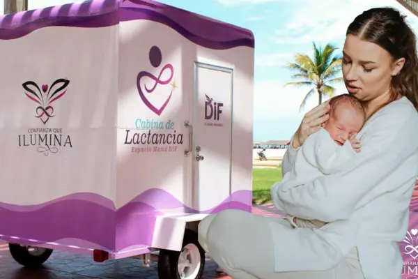 Instalan Cabina de Lactancia en Playa Miramar de Ciudad Madero