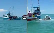Lancha que viajaba desde Isla Mujeres se hunde tras misa en Contoy