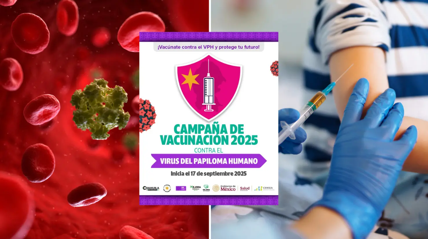 Vacuna contra el VPH: quiénes pueden aplicársela en Coahuila y a partir de cuándo. Foto: Canva | Facebook - Secretaría de Salud de Coahuila.