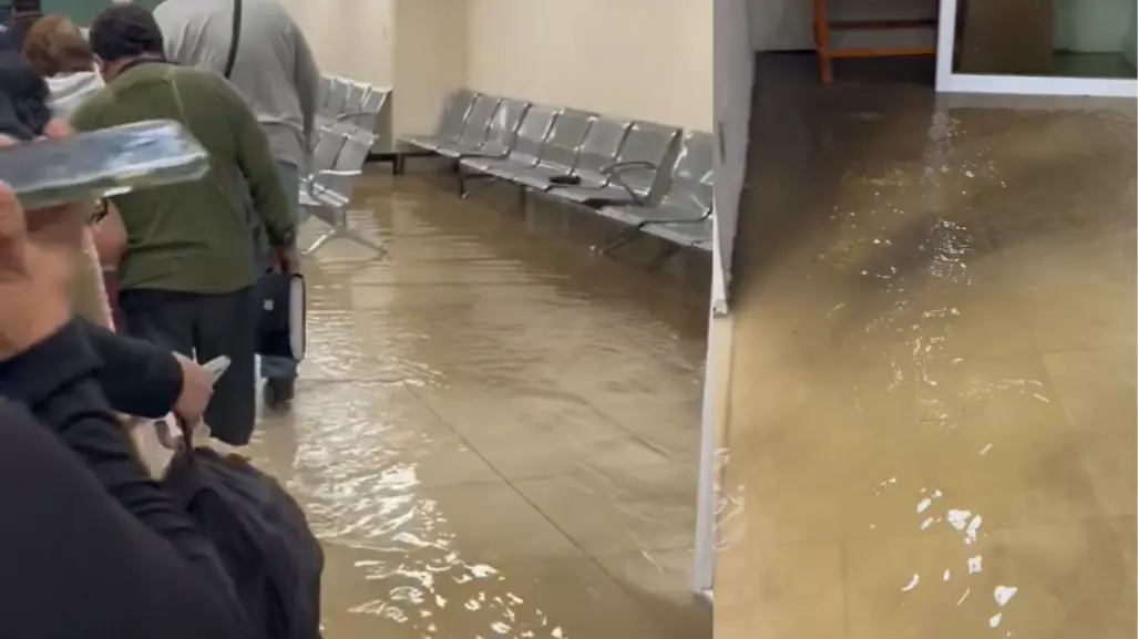 VIDEO | Se inunda Clínica 53 del IMSS en Los Reyes La Paz; Zoé Robledo niega afectaciones graves