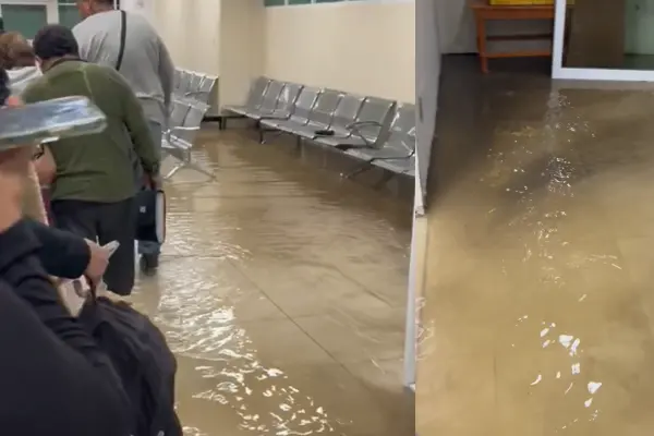 VIDEO | Se inunda Clínica 53 del IMSS en Los Reyes La Paz; Zoé Robledo niega afectaciones graves