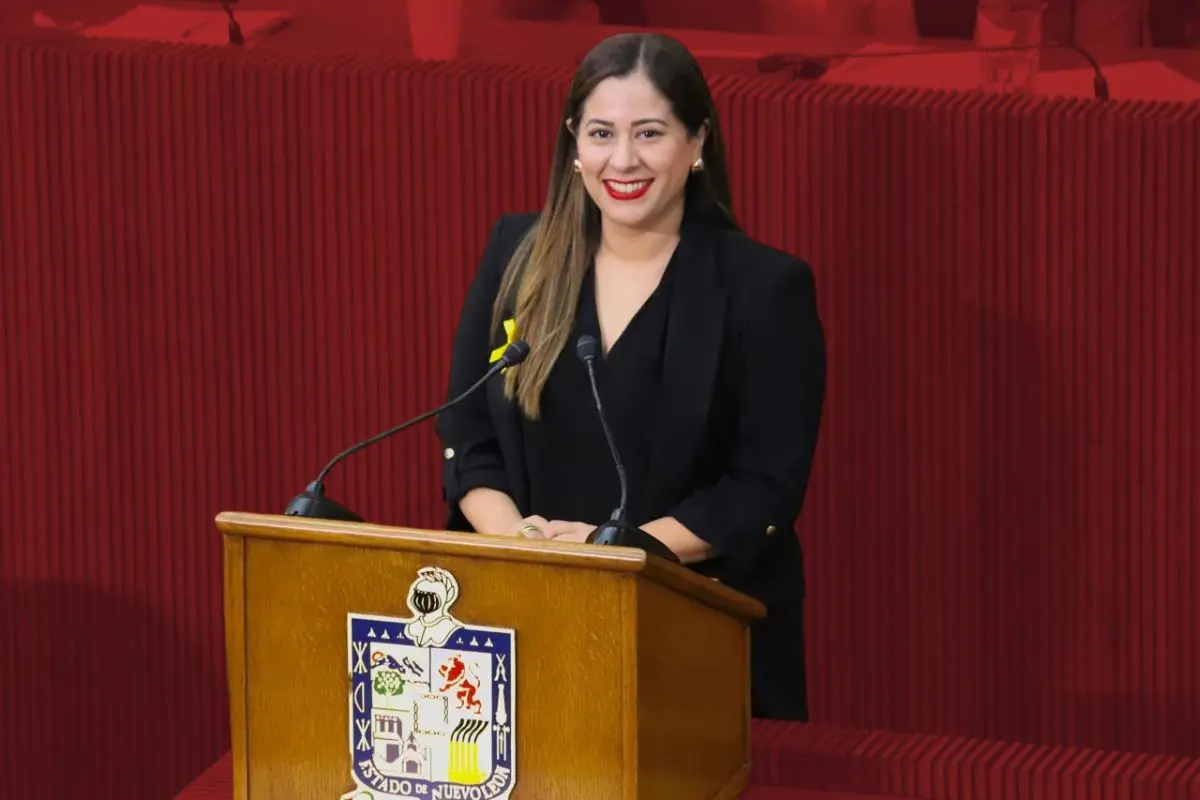 La Vicecoordinadora del Grupo Legislativo de Morena en Nuevo León, Bere Martínez, presentó una propuesta de reforma. Foto: Congreso de Nuevo León