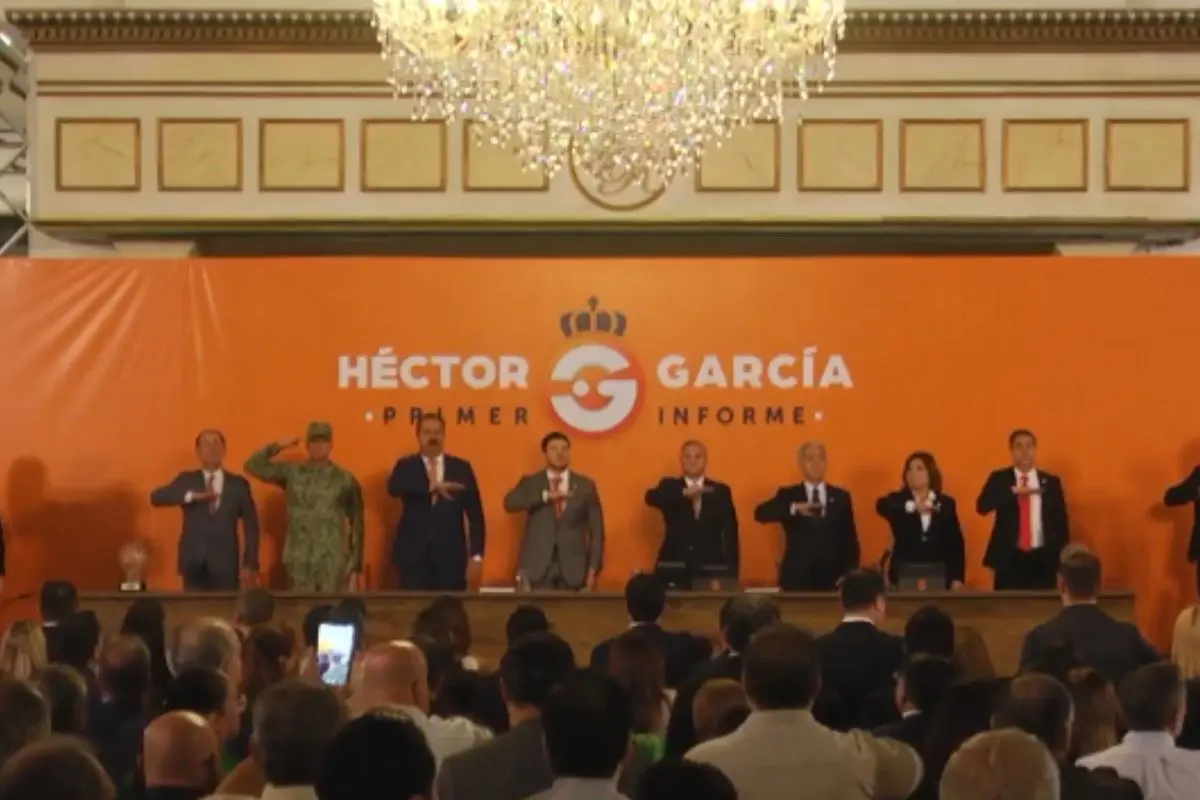 El municipio de Guadalupe se viste de gala con la presentación del primer informe de gobierno de Héctor García. Foto: Gobierno de Guadalupe