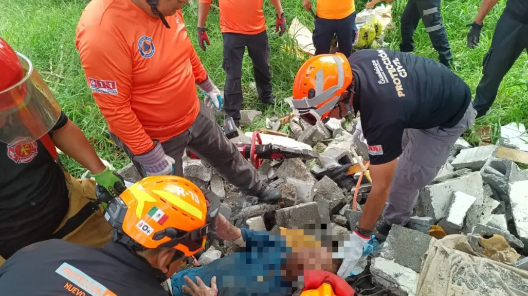 Caída de techo en Guadalupe; una persona resultó herida