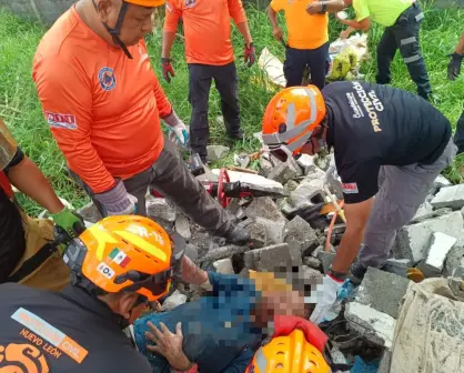 Caída de techo en Guadalupe; una persona resultó herida