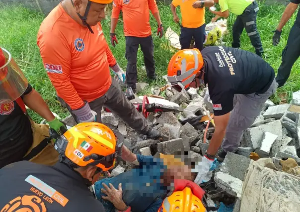 Caída de techo en Guadalupe; una persona resultó herida