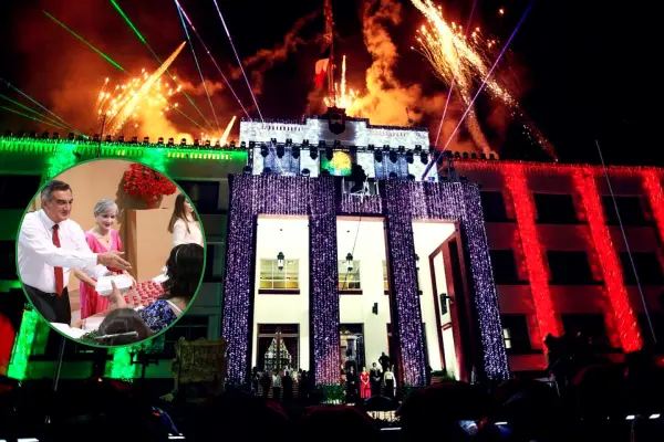 Américo Villarreal invita los antojitos mexicanos en el Grito de Independencia