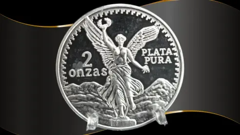 Este es el valor actual de la moneda Onza de Plata del Ángel de la Independencia