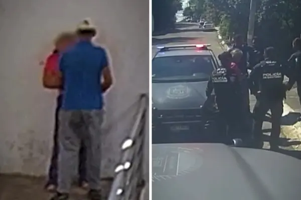 ¡Lo atraparon! Cámaras en Santiago detectan agresión y logran detener a hombre