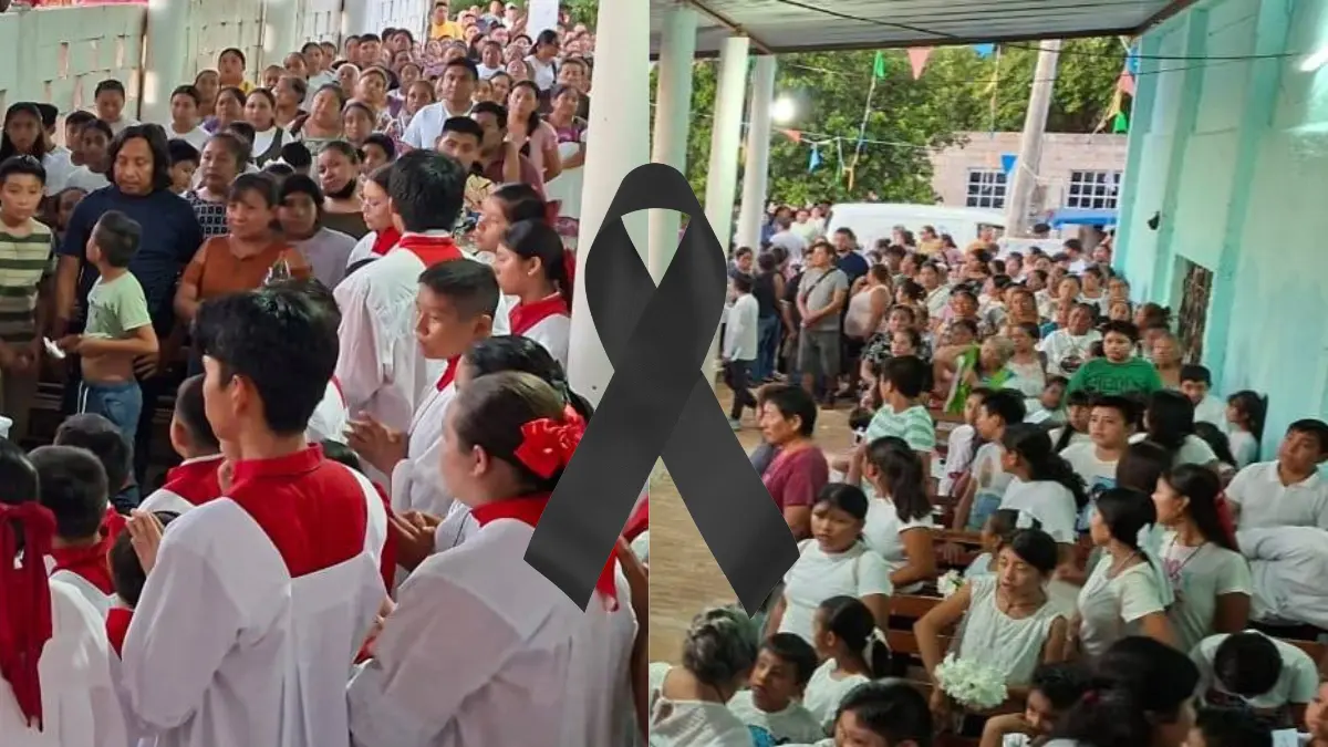 El misa del último adiós fue en la capilla de la comunidad de Santa Cruz Foto: Parroquia San Fancisco de Asís