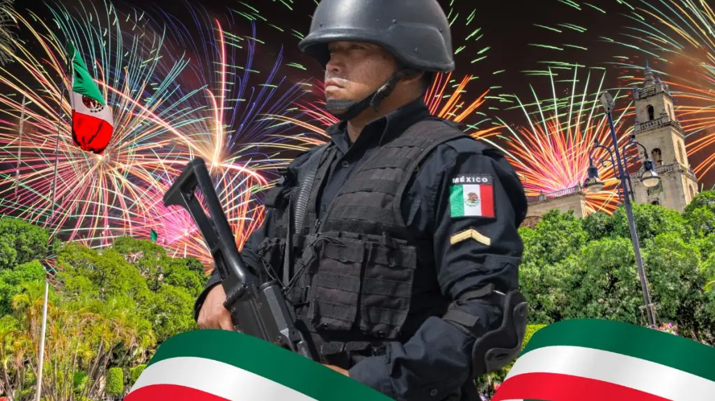 Estas serán las medidas de seguridad de la SSP para el Grito de Independencia en Mérida