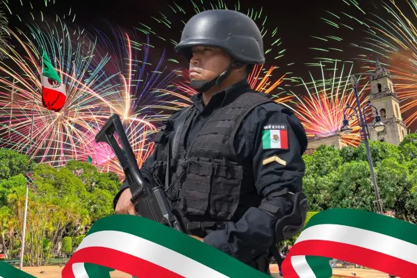 Estas serán las medidas de seguridad  de la SSP para el Grito de Independencia en Mérida