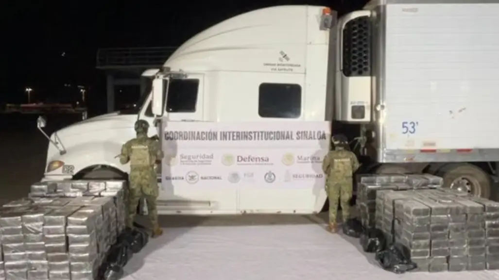 Marina asegura 1.5 toneladas de metanfetaminas en Mazatlán, posiblemente ligadas a Los Chapitos