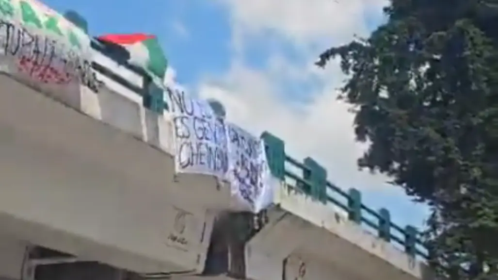 Someten a manifestantes en Toluca previo al informe regional de la presidenta Claudia Sheinbaum en el Parque Metropolitano