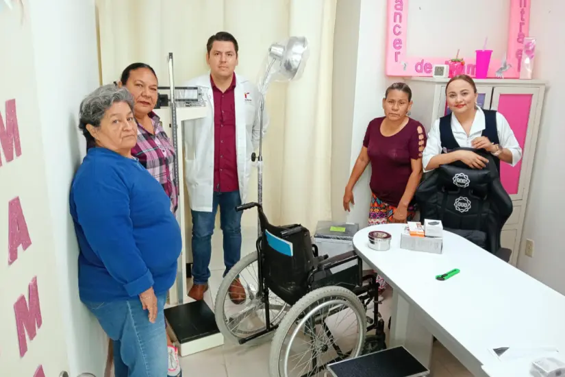En medio de las carencias sacan adelante las urgencias en la Clínica de González, Tamaulipas 