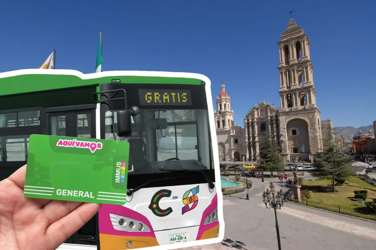 Usuarios podrán emplear rutas de Aquí vamos Gratis en Saltillo / Foto: Gobierno de Saltillo | Canva