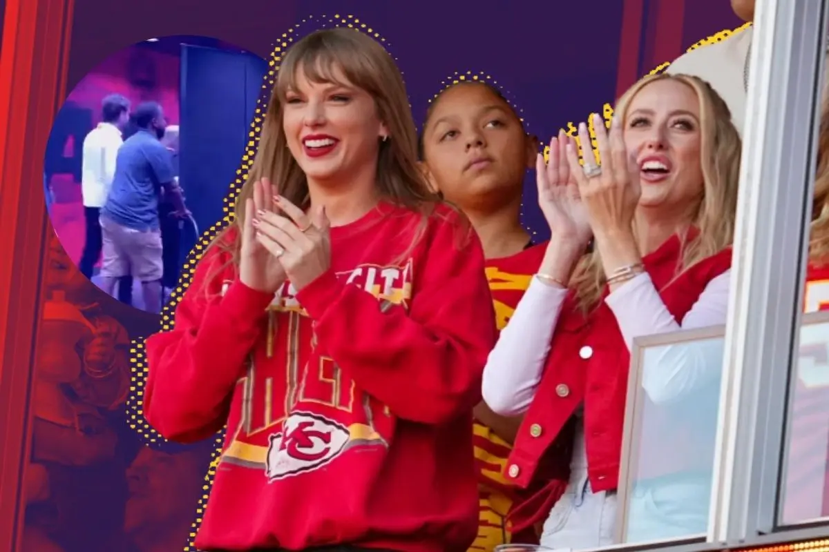 Taylor Swift anuncio su compromiso con Travis Kelce hace unas semanas. FOTO: CANVA/X: @dqylightrush//USA TODAY Sports