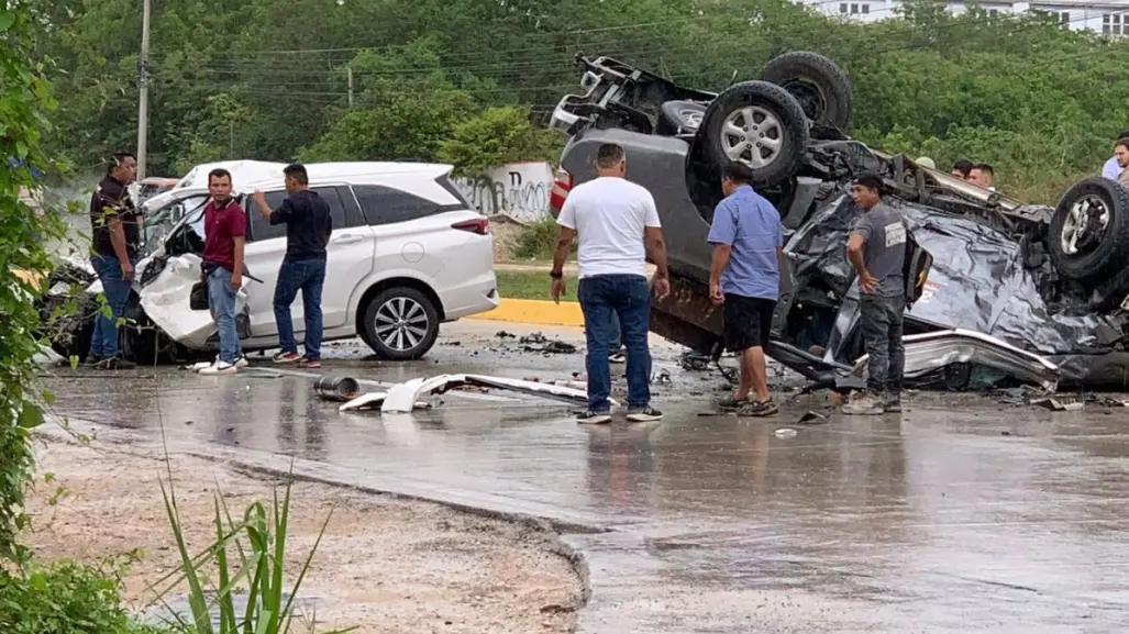Tragedia en Cancún por un accidente que dejó 5 personas sin vida