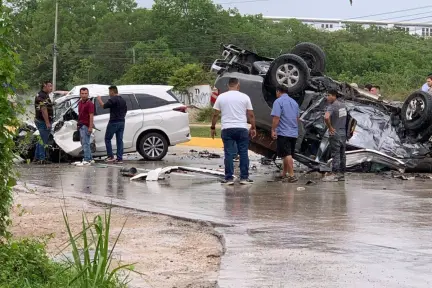 Tragedia en Cancún por un accidente que dejó 5 personas sin vida