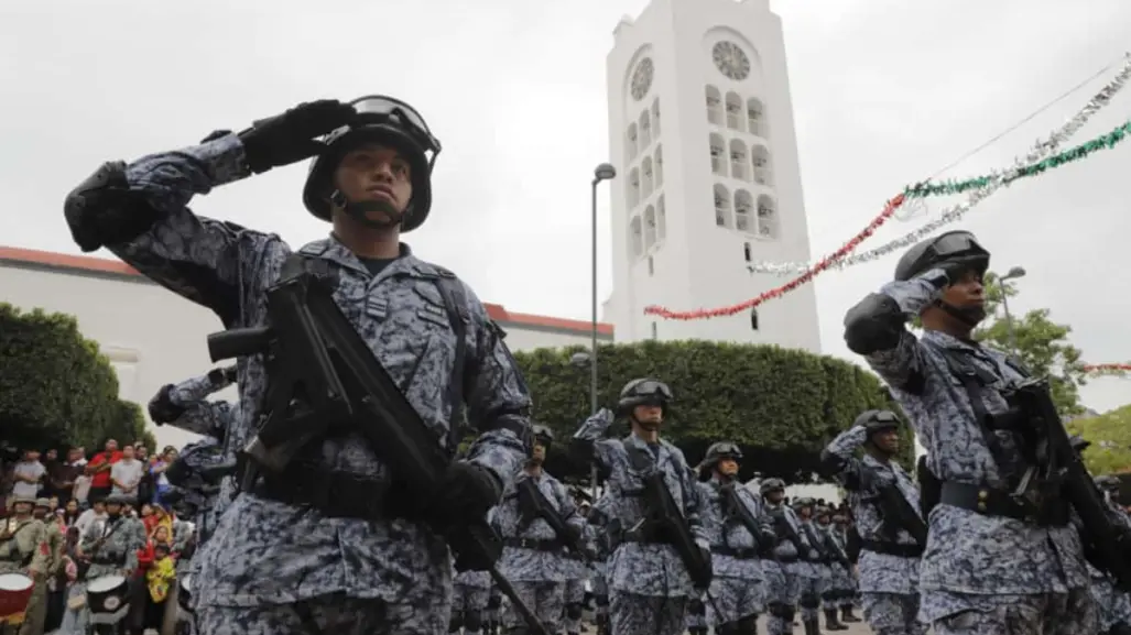 Chiapas exhibe fuerza de seguridad y apoyo de fuerzas armadas en desfile de Independencia