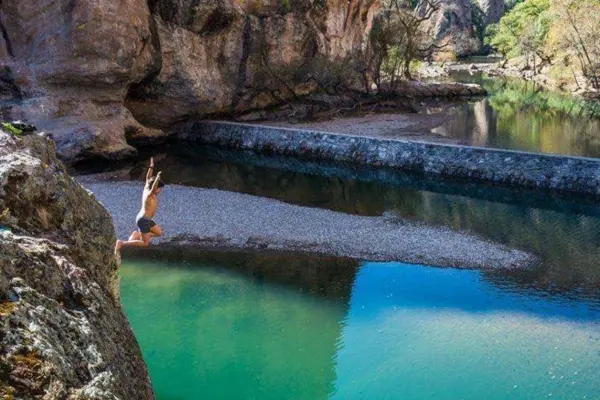 El increíble Charco Azul de Durango y la forma de llegar por carretera desde la capital