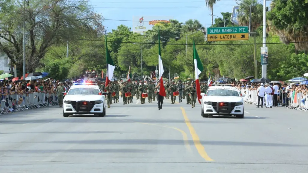 Tamaulipas celebra las Fiestas Patrias en paz: Américo encabeza desfile cívico-militar