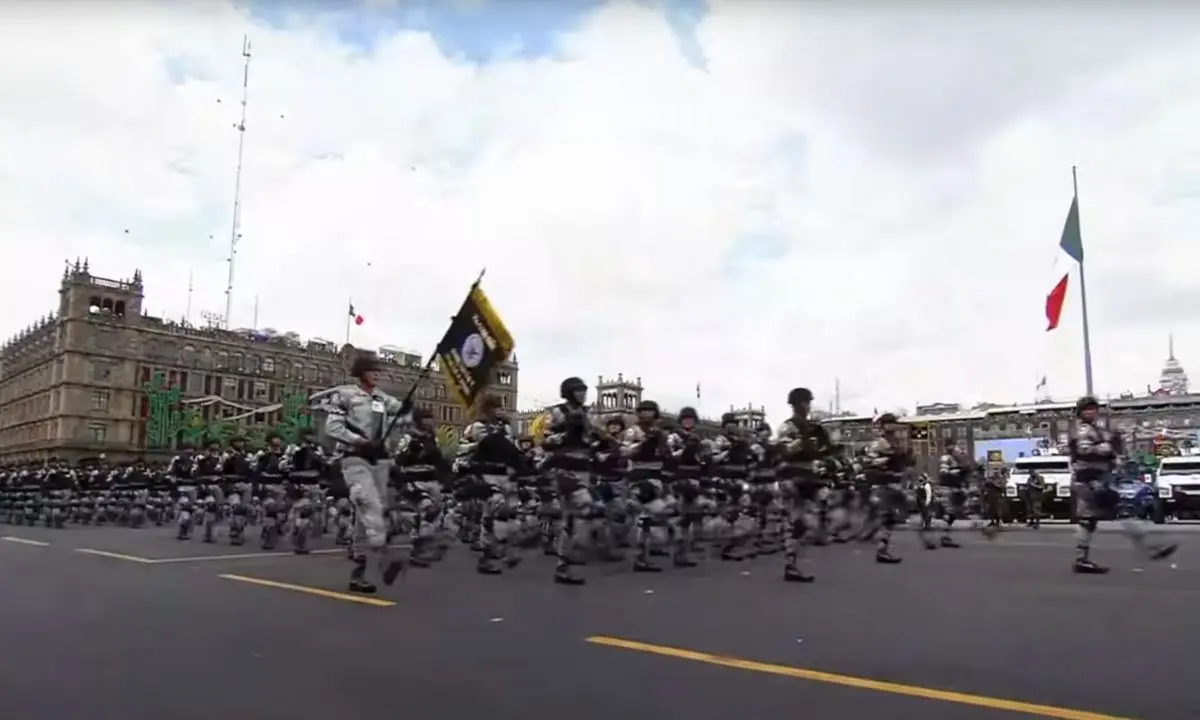 Desfile Cívico Militar.   Foto: Gobierno de México