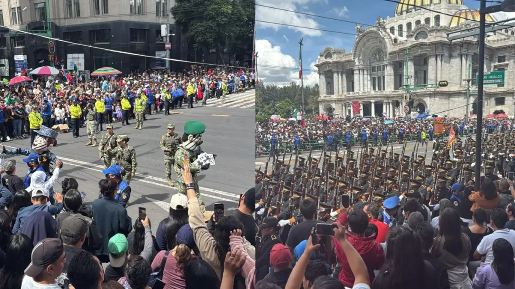 FOTOS | Capitalinos abarrotan el Centro Histórico para presenciar el desfile cívico militar 2025
