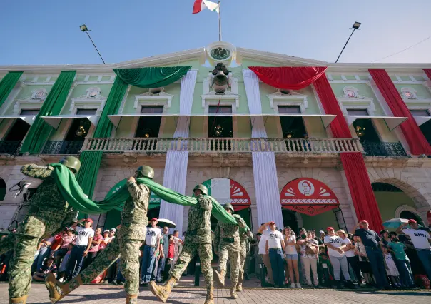 Crónica tricolor: así se vivió el desfile cívico-militar del 16 de septiembre en Mérida