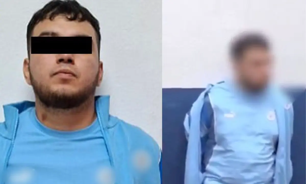 Detención de Irving N en CDMX.  Foto: SSC | Canva