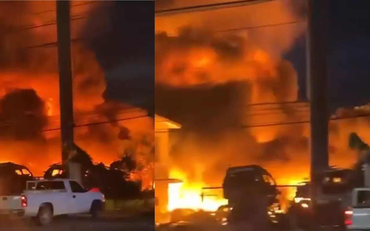 Durante las Fiestas Patrias de Chimalhuacán se registraron dos incendios. Foto: Captura de Redes Sociales (Canva)