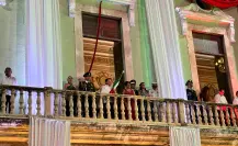 Joaquín Díaz Mena da su primer Grito de Independencia