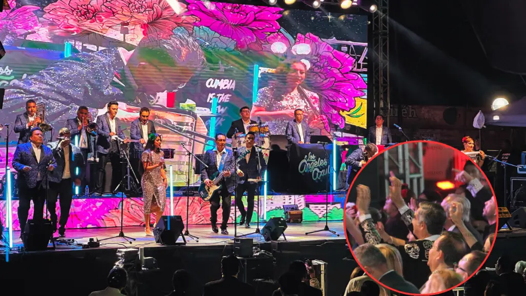 Los Ángeles Azules Conquistan Victoria: Fervor Patrio y Baile en el Grito