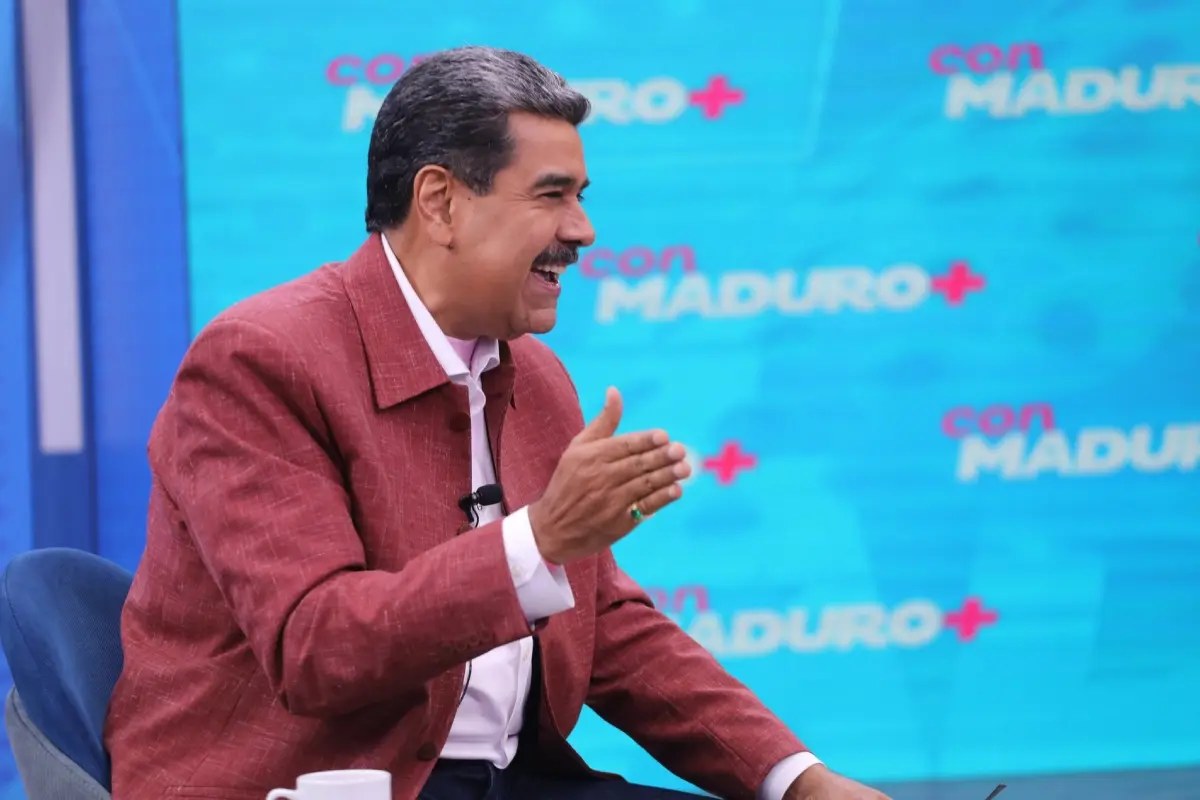Nicolás Maduro en conferencia de prensa Foto: X(Twitter) @NicolasMaduro