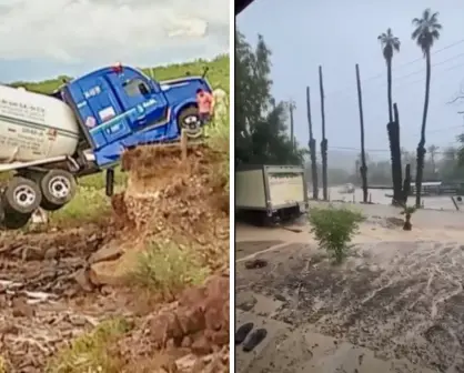 Tormenta tropical "Mario" causa serias inundaciones en San Ignacio BCS