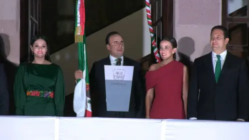 ¡Viva México! Así se vivió la ceremonia del 215 aniversario de la Independencia en Saltillo