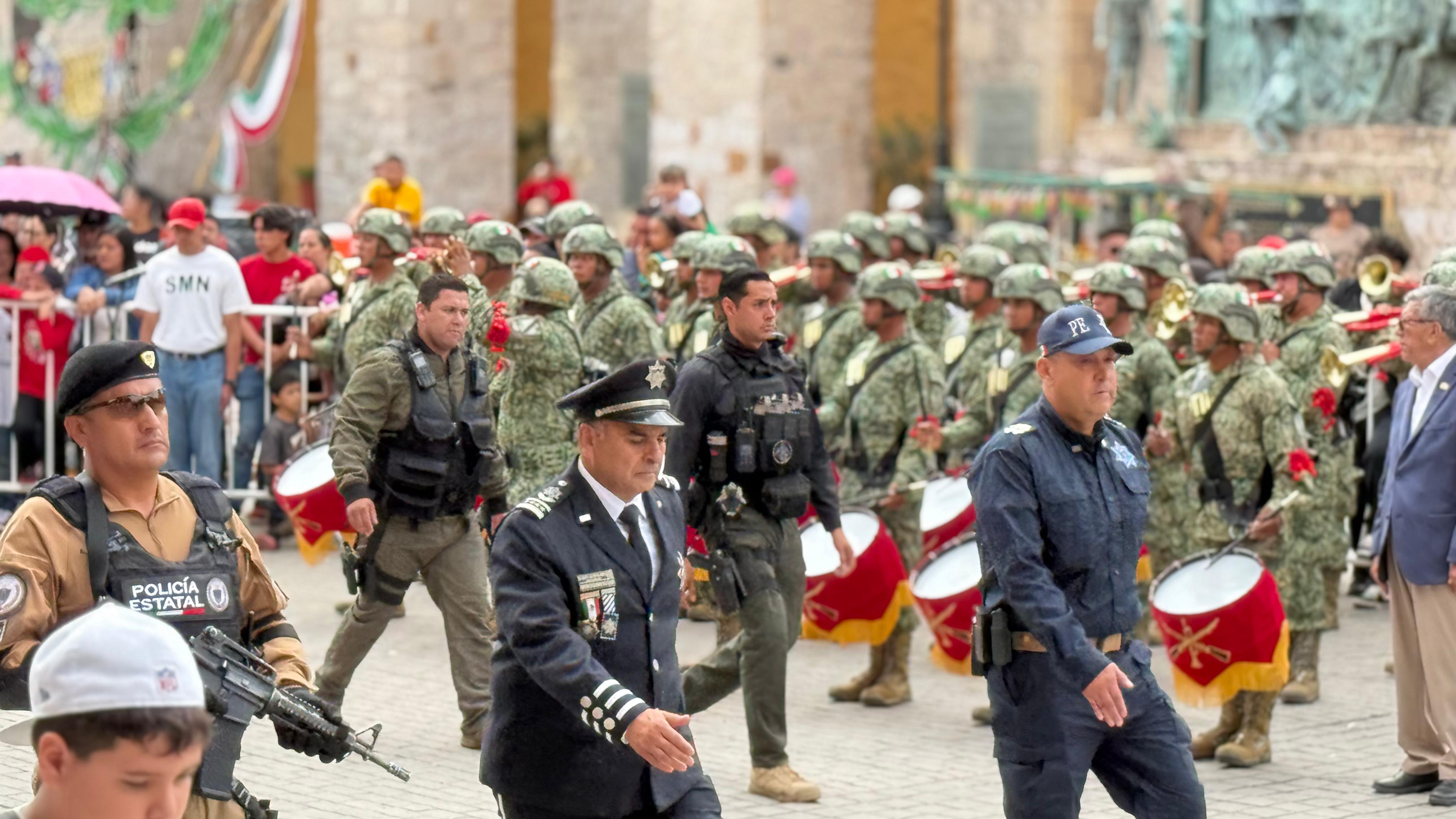 Secretaría de Seguridad Pública participa en el Desfile del 16 de septiembre