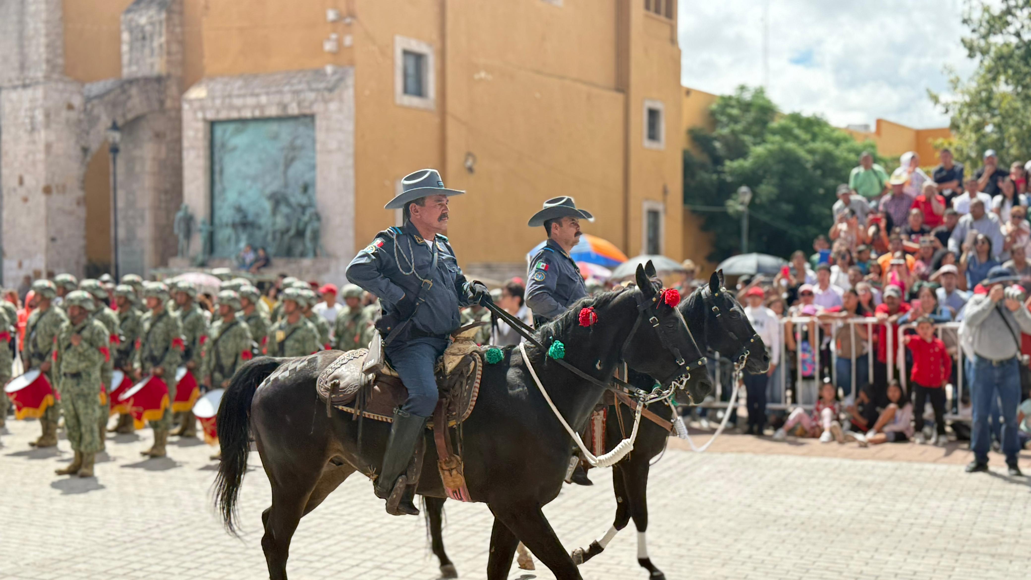 Fuerzas rurales, también presentes en el Desfile del 16 de septiembre