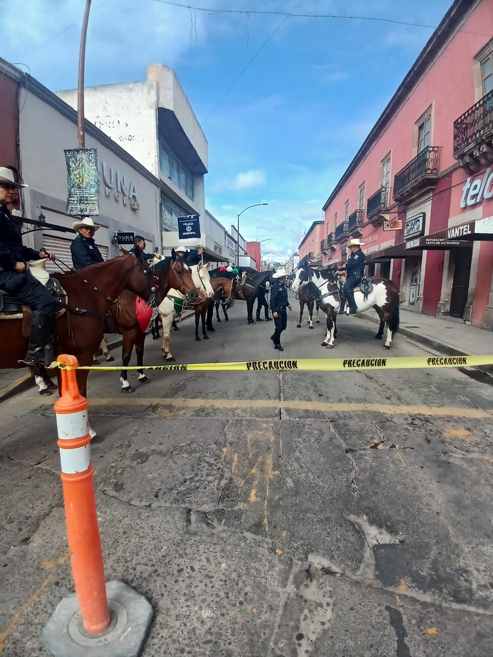 La Policía Montada de la DMSP está presentes en el Desfile del 16 de septiembre